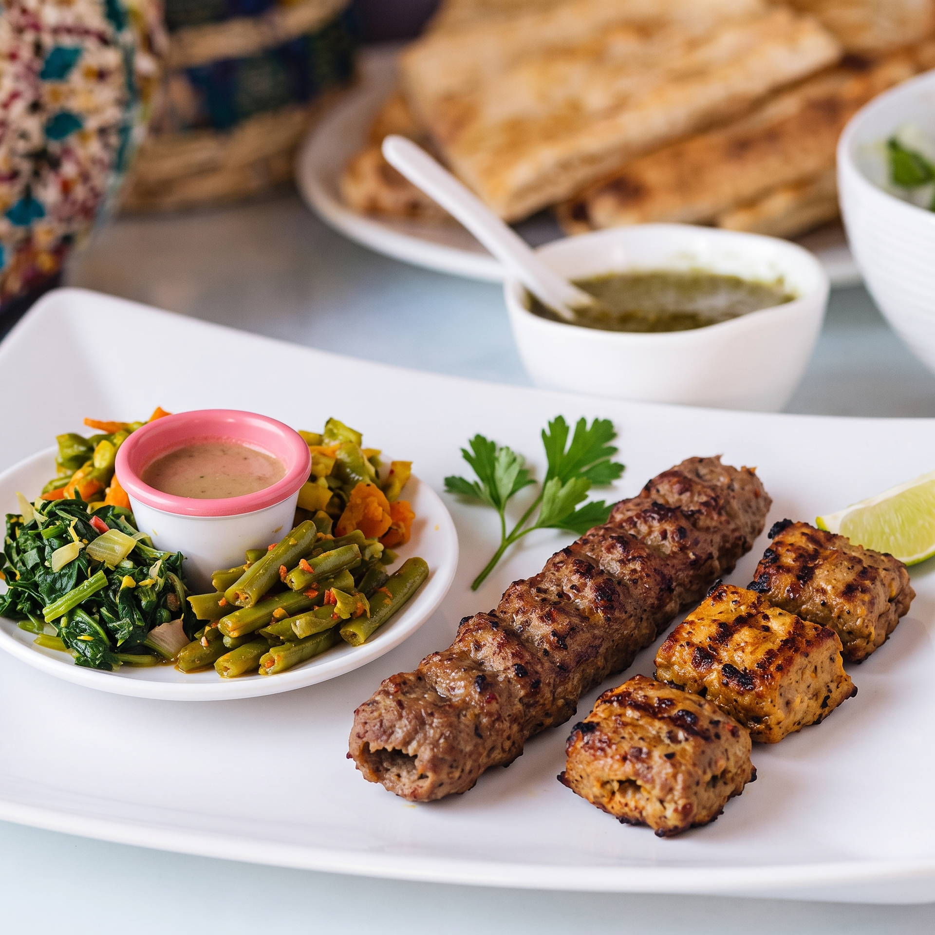 Afghan food, made from scratch